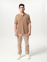 ABOUT YOU x Jaime Lorente T-Shirt 'Bruno' hellbraun