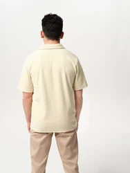 ABOUT YOU x Jaime Lorente Shirt Milo beige