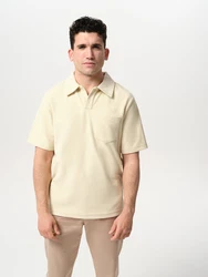 ABOUT YOU x Jaime Lorente Shirt Milo beige