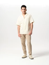 ABOUT YOU x Jaime Lorente Hemd 'Nico' offwhite