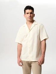 ABOUT YOU x Jaime Lorente Hemd 'Nico' offwhite