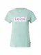 LEVI'S  Tričko 'The Perfect Tee'  světle zelená / fialová / offwhite