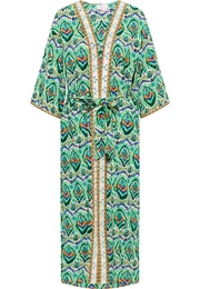 Kimono bež / tamno plava / zelena / narančasta
