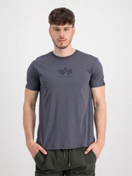 Alpha Industries Rundhalsshirt Basic T dunkelgrau/schwarz