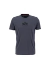Alpha Industries Rundhalsshirt Basic T dunkelgrau/schwarz