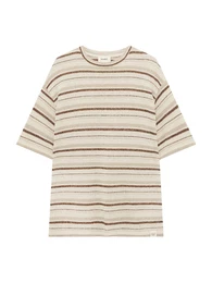 Pullover beige / dunkelbeige / braun