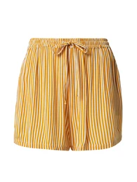 Kalhoty 'Mila' zlatě žlutá / bílá