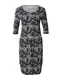 Ragwear Šaty 'TAMMI'  černá / bílá