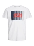 JACK & JONES T-Shirt 'JJCorp' navy/rot/wei