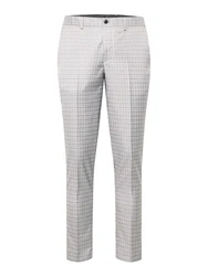 JACK & JONES Hose 'FRANCO' hellgrau/schwarz/weiß