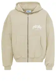 Mikina světle hnědá / bílá