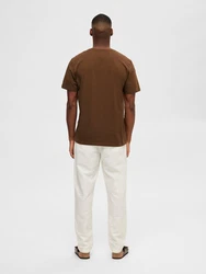 SELECTED HOMME T-Shirt SLHAspen braun