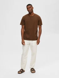 SELECTED HOMME T-Shirt SLHAspen braun