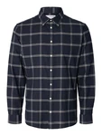 SELECTED HOMME Hemd 'Owen' saphir/wei