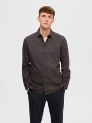 SELECTED HOMME Hemd Owen basaltgrau