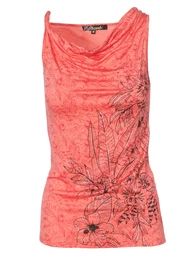 Top korálová / černá