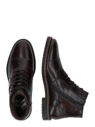 bugatti Schnürboots 'Caj' mid-Brown/dunkelbraun