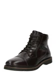 bugatti Schnürboots 'Caj' mid-Brown/dunkelbraun
