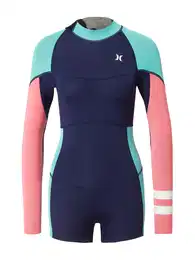 Neoprenový oblek 'ADVANT' námořnická modř / mátová / růže / offwhite