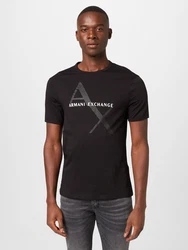 ARMANI EXCHANGE T-Shirt schwarz/weiß