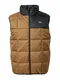 LACOSTE Weste braun / schwarz