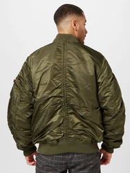 ALPHA INDUSTRIES Jacke oliv/rot