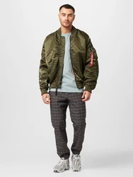 ALPHA INDUSTRIES Jacke oliv/rot