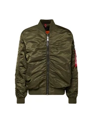 ALPHA INDUSTRIES Jacke oliv/rot