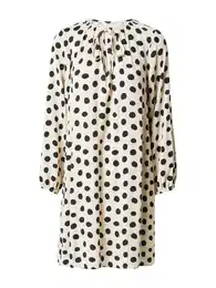 Šaty krémová / černá