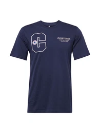 T-Shirt beige / navy / wei