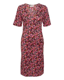 Šaty 'Pyrsa' světlemodrá / zelená / starorůžová / červená třešeň / melounová