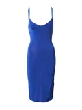 Modré elegantní pouzdrové šaty image