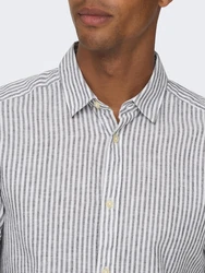 Only & Sons Hemd Caiden navy/wei