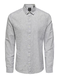 Only & Sons Hemd Caiden navy/wei