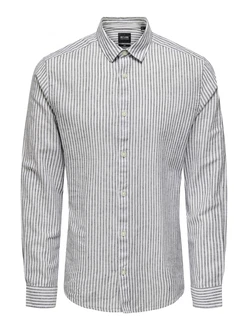 Only & Sons Hemd Caiden navy/wei Only & Sons Hemd Caiden navy/wei