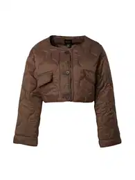 Přechodná bunda čokoládová