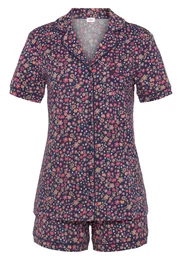 Pyžamo tmavě modrá / pastelově zelená / oranžová / starorůžová