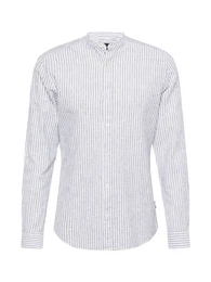 Hemd 'Caiden' navy / wei