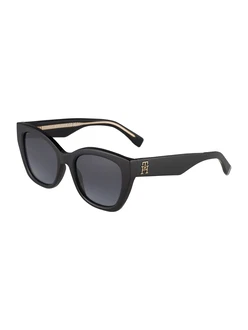 TOMMY HILFIGER Sonnenbrille 'TH 1980/S' gold/schwarz