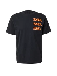 T-Shirt 'DEL TORO' gelb / dunkelorange / schwarz