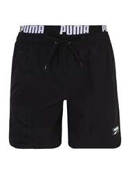 PUMA Badeshorts Swim Utility Mid Badehose schwarz/wei