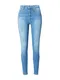 Calvin Klein Jeans Traperice 'HIGH RISE SUPER SKINNY ANKLE'  plavi traper / crna / bijela