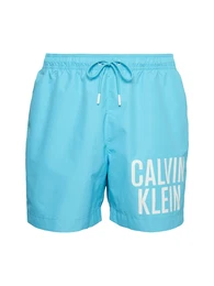 Badeshorts hellblau / wei