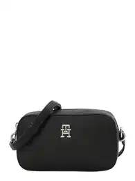 TOMMY HILFIGER Torba preko ramena 'Emblem' crna