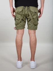ALPHA INDUSTRIES Shorts Cargohose grün