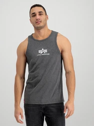 Alpha Industries Top BASIC TANK grau/weiß