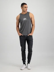 Alpha Industries Top BASIC TANK grau/weiß