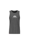Alpha Industries Top BASIC TANK grau/weiß