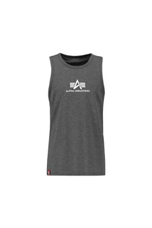 Alpha Industries Top BASIC TANK grau/weiß