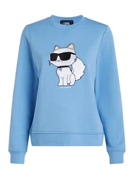 Sweater majica 'Choupette' plava / bijela